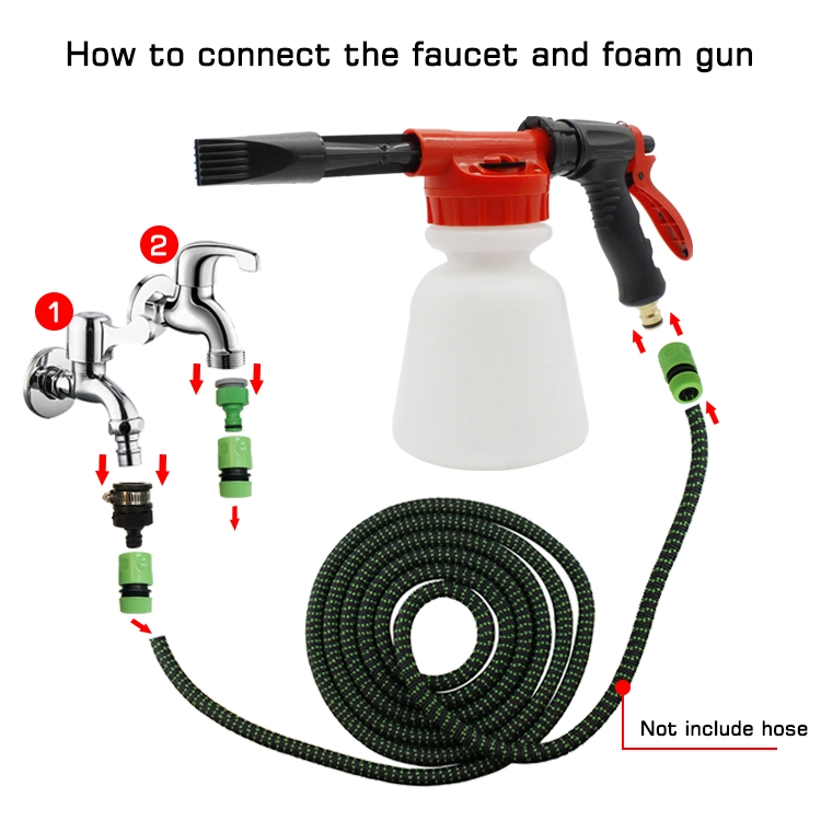 Low Pressure Household Garden Washing Car Wash Foam Blaster Gun