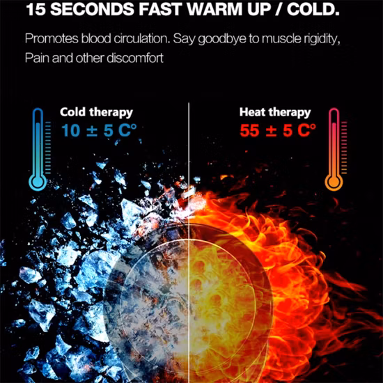 Dropshopping Elettrico Mini Messaggio di Calore Caldo Freddo Sport Pistolet De 30 Velocità Vibrazione dei tessuti profondi Percussione Fascia del corpo Massaggio muscolare Pistola Collo Massaggiatore per la schiena
